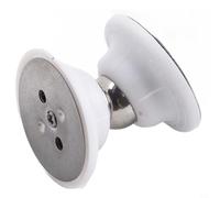 Bebykilemi Loquet de porte magnétique puissant pour remorques de voyage, campeurs et camping-cars | Butée de porte en ABS avec aimant sécurisé | Compatible avec caravane, chambre, cuisine (blanc S)