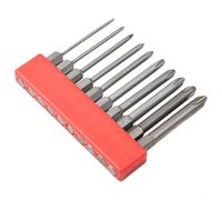 Bebykilemi Lot de 10 embouts de tournevis hexagonaux magnétiques de 65 mm avec tige Ph0 Ph00 Ph1 avec Ph2 pour perceuses manuelles électriques et appareils électroménagers