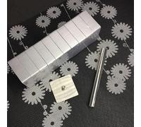 Bebykilemi Lot de 10 emporte-pièces en forme d'ananas en acier inoxydable pour fondant, biscuits, pain, fromage et argile artisanale - Kit de tampons de 4,5 cm