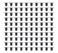 Bebykilemi Lot de 100 clips à œillets 90682-SEA-003 pour Honda Civic 2004-2016, Odyssey 2004-2016, Acura TSX 2004-2014 - Attaches en plastique de rechange directes