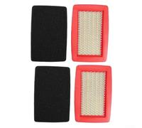 Bebykilemi Lot de 2 filtres à air pour souffleurs à dos Redmax EBZ8000, EBZ8001, EBZ8050, EBZ8500 et EBZ7100 - Papier filtre plié haute densité avec maille métallique