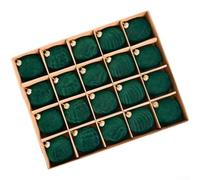 Bebykilemi Lot de 20 boules de Noël floquées en velours de 6 cm pour décoration de sapin de Noël en rouge vin, vert foncé, bleu roi, café, blanc lait et kaki (vert ardoise)