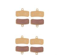 Bebykilemi Lot de 4 paires de plaquettes de frein à disque en métal doré compatibles avec Shimano D03S D02S Saint BR-M810 XT M8020 M8100 M8000 SLX M7100 M6100 M5100 XTR