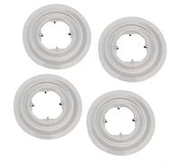 Bebykilemi Lot de 4 protections pour rayons de vélo - 160 mm - Protection en plastique compatible avec moyeu de frein à disque - Pour route de montagne et transmission de vélo