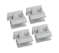 Bebykilemi Lot de 4 supports de montage de panneau solaire pour toit, en acier inoxydable, compatibles avec panneaux solaires encadrés sur maison, camping-car, bateau