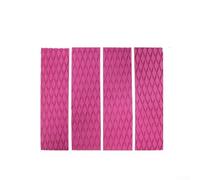 Bebykilemi Lot de 4 tapis de traction antidérapants pour planche de surf en EVA - Pour skimboard, longboard, paddle, wakeboard, bodyboard, sports nautiques (rose 4)