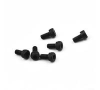 Bebykilemi Lot de 6 écrous de verrouillage pour guitare électrique Floyd Rose Double verrouillage Tremolo Bridge - Douille hexagonale 3 mm, longueur 9 mm, pince de corde en fer noir