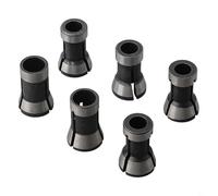 Bebykilemi Lot de 6 mandrins de serrage pour fraiseuse - Compatibilité 6 mm et tige en bois de 8 mm pour coupe de 635 mm