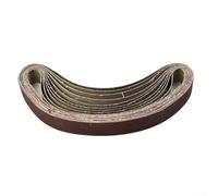 Bebykilemi Lot de 60 bandes abrasives 13 x 457 mm Grain 40/60/80/120/180/240 pour Black & Decker Power Files BD280 BD282E BD290 BD292E KA292E KA293E