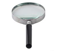Bebykilemi Loupe de poche grossissante x 5 avec lentille en verre optique de 900 mm, cadre en métal léger pour un travail détaillé, design de poche compact, compatible avec (75 mm)