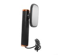 Bebykilemi Mini défroisseur vapeur portable, avec connexion d'alimentation USB, avec flacon pulvérisateur, pour la maison et les voyages, anti-rides rotatif à 180 degrés (noir)