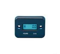 Bebykilemi Minuteur électronique de moteur avec écran LCD numérique pour moto, VTT, chariot, tondeuse à gazon et équipement marin étanche IP68 Chronographe avec 0-9999.9 H (Noir)