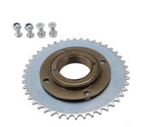 Bebykilemi Pignon de roue arrière pour scooter électrique 44T T8F avec kit d'adaptateur de roue libre pour scooter Go Kart pièces d'entraînement à chaîne en alliage d'aluminium et acier