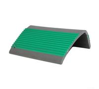Bebykilemi Protection de bord d'escalier en PVC - 1 m - Antidérapant - En forme de L - Pour marches intérieures - 50 x 25 mm - Bleu/orange/rouge/vert - Pour escaliers à monter soi-même (vert)