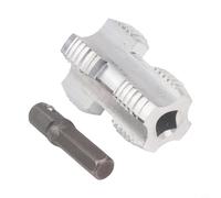 Bebykilemi PRP Foret à trou intérieur pour tuyaux de 1,27 cm et 1,9 cm à double tête compatible avec les perceuses manuelles, construction en métal pour une longue durée de vie