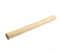 Bebykilemi Rouleau de maille en rotin - Sangle en rotin pour cannage de chaise et restauration de meubles, 60 cm de large x 200 cm de long, PE + fibre synthétique, ton bois beige, bricolage