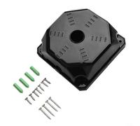 Bebykilemi Support de caméra de sécurité pour l'intérieur - Fixation murale ou au plafond, inclinaison et rotation réglables, construction ABS, compatible avec dôme et PTZ Security (Noir)