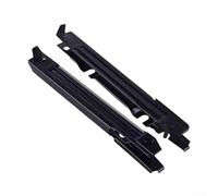 Bebykilemi Support de pare-chocs avant pour W203 Classe C 2001-2009, compatible avec modèles C230 C240 C280 C320 C350 CLK, OEM 2038801114 2038801214, plastique noir Pai