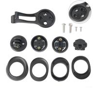Bebykilemi Support d'ordinateur de vélo pour guidon xxx compatible avec Garmin Bryton Cateye Vélo de route Odomètre Support avec rondelles, boulons, bases de lumière pour vélo GPS