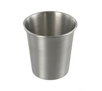 Bebykilemi Tasse de camping en acier inoxydable 304 de 240 à 500 ml, tasse à bière, tasse de voyage, tasse à thé, whisky, pique-nique, gobelet de camping incassable et léger pour (argenté, 300 ml)