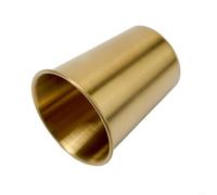 Bebykilemi Tasse de camping en acier inoxydable 304 de 240 à 500 ml, tasse à bière, tasse de voyage, tasse à thé, whisky, pique-nique, gobelet de camping incassable et léger pour (doré, 300 ml)