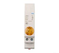 Bebykilemi Témoin lumineux JD9 fiable avec alimentation 24 V, pour un contrôle efficace des circuits sur rails DIN, pour lignes de télécommunications électriques (jaune)