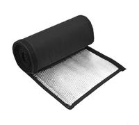 Bebykilemi Tissu Oxford et feuille d'aluminium pour manchon d'isolation de tuyau CVC 183 x 25,9 cm Housse de protection portable pour tuyau d'échappement pour économie d'énergie et refroidissement