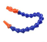 Bebykilemi Tuyau flexible en plastique pour eau, huile et liquide de refroidissement - Longueur réglable 30 cm avec buse ronde / plate interchangeable, tube non conducteur, résistant à la chaleur