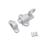 Bebykilemi Verrou de porte à ressort avec loquet à fermeture automatique, serrure de sécurité automatique pour portes, armoires, tiroirs, abris de jardin et entrepôts, alliage d'aluminium robuste avec