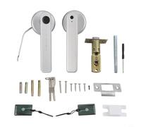 Bebykilemi Verrou d'empreintes digitales pour une utilisation en intérieur avec entrée sans clé, mot de passe et accès aux clés, construction en alliage de zinc, noyau de serrure de classe C