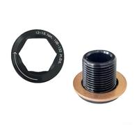 Bebykilemi Vis de manivelle M15-26 mm en alliage compatible avec les composants de vélo de montagne Sram X7 X9 X0 XX1 GXP Aluminium léger Noir 12 g