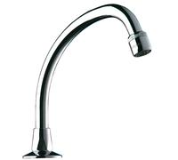 Bec col de cygne mobile pour lavabo L200 avec brise jet DELABIE 967202