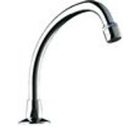 Bec col de cygne mobile pour lavabo L200 avec brise jet DELABIE 967202