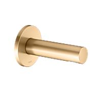 Bec de baignoire KEUCO IXMO 59545250001 saillie 130 mm, laiton brossé, rosace ronde