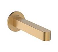 Bec de baignoire mural Hansgrohe Finoris 76410140, saillie 174 mm, bronze brossé