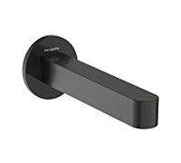 Bec de baignoire mural Hansgrohe Finoris 76410340, saillie 174 mm, chrome noir brossé