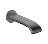 Bec de baignoire mural Hansgrohe Vivenis 75410340, saillie 202 mm, chrome noir brossé