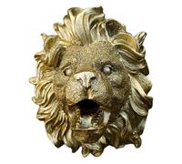 Bec De Fontaine De Lion - Cracheur D'étang De Cascade Mural En Résine Naturelle, Ornement Décoratif De Caractéristique D'eau De Tête De Dragon | Décoration Murale Intérieure Et Extérieure De Cour De P