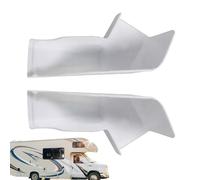Bec de gouttière pour camping-car, kit de gouttière pour hangar,Becs de gouttière pour camping-car version longue avec extensions | Extensions de bec de gouttière côté gauche et droit pour protéger le