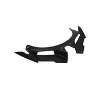 Bec De Lèvre Inférieure De Motocyclette Spoiler Prise d'air Aileron Accessoire De Garniture pour Kawasaki pour Ninja ZX-4R ZX-4RR ZX-25R ZX4R ZX4RR(Noir Brillant)