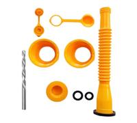 Bec de remplacement pour bidon d'huile,remplacement de bec de bidon d'huile | Remplacement du bec verseur de carburant | Bouchon et bouchons d'aération de carburant, buse flexible, coussinet en caoutc