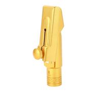 Bec de saxophone alto 8C en laiton plaqué or, bec de saxophone alto mi bémol, volume puissant, variations de tonalité riches pour saxophonistes professionnels débutants, matériau