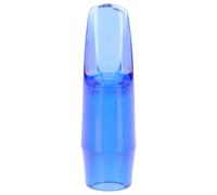 Bec de Saxophone Alto en ABS Bleu Accessoire de Remplacement