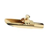 Bec de saxophone ténor professionnel plaqué or pour saxophone en si bémol - Intonation parfaite, idéal pour la musique jazz - Matériau métallique - pour pièces de saxophone ténor en si bémol - 6