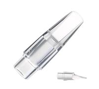 Bec de Saxophone Transparent, Bec pour Instruments à Vent Bois Saxophone, Accessoire Pour Instrument À Vent Pour Débutants Musiciens Et Professeurs