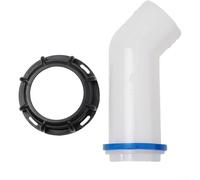 Bec de sortie de réservoir IBC pour stockage d'eau de pluie de 1000 L, adaptateur de robinet de vidange de 55 mm 60 mm avec tuyau coudé, accessoire de valve en plastique pour l'irrigation de jardin et