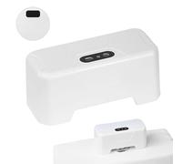 Bec de toilettes automatique, capteur infrarouge automatique pour toilettes - Charge USB avec batterie de 1800 mAh - Pour une utilisation publique et publique