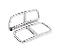 Bec d'échappement Pour Mercedes pour Benz SR pour classe W221 W222 C217 W251 GL X166 voiture queue silencieux tuyau d'échappement couvercle(Argent)