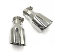 Bec d'échappement Réaménagement de véhicule en acier inoxydable Modification de voiture de gorge de queue de silencieux d'échappement universel pour BMW E90 embout(54-89MM)