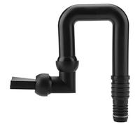 Bec en Plastique pour Bec de Canard Aquarium Bec en Forme de U pour Sortie d'eau Bec Flexible et Rotatif Libre Pompe de réservoir de Poissons Buse
